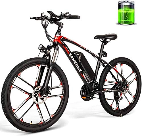 Electric Mountain Bike : MQJ Ebikes New 26 inch Electric Bicycle 350W 48V 8Ah Mountain / City Bicycle 30Km / H High Speed Electric Bicycle for Male and Female Adult Travel