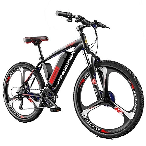 Electric Mountain Bike : MRMRMNR 26in Electric Bikes For Adults 36V 250W 10AH Mountain Electric Bicycle 27-speed Variable Moped, 3 Riding Modes, Height 160-180cm, Power Off + Front And Rear Disc Brakes
