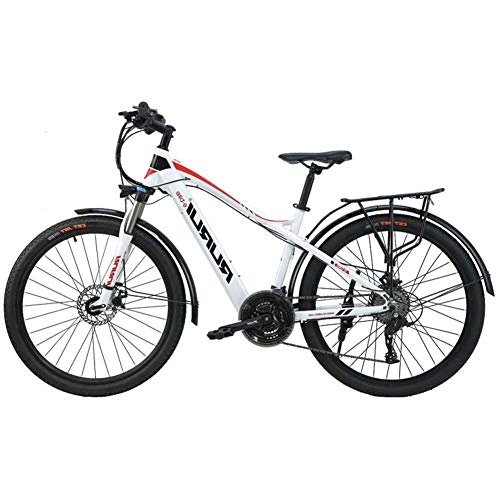 Electric Mountain Bike : MXYPF Electric Bikes For Adult, 48v High Speed Motor-9.6ah Removable Lithium Battery-27 Speed Transmission Aluminum Alloy Body 27.5 Inch Electric Mountain Bike