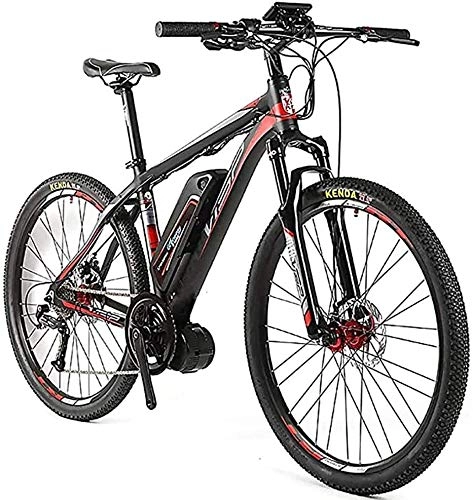 Electric Mountain Bike : PARTAS Travel Convenience A Healthy Trip Adult Electric Bike, 27.5-Inch Electric Mountain Bike 48V 10AH Lithium Battery Bicycle Ebike, 27-Speed Variable Speed Mountain Bike