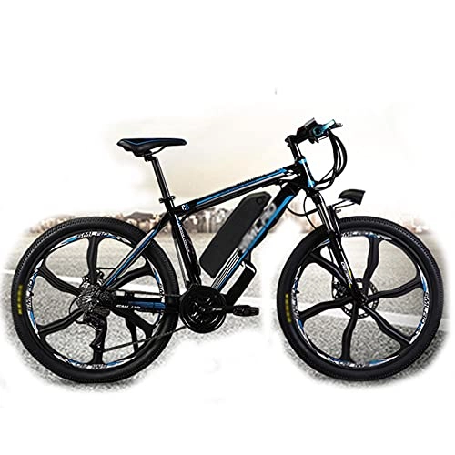 Electric Mountain Bike : PHASFBJ 26 Inch Electric Bicycle, 48V 350W Electric Bike with 21 Speed Ebike 350W Mountain Bike Torque Sensor System Oil and Gas Lockable Suspension Fork Ebike, 48V10AH