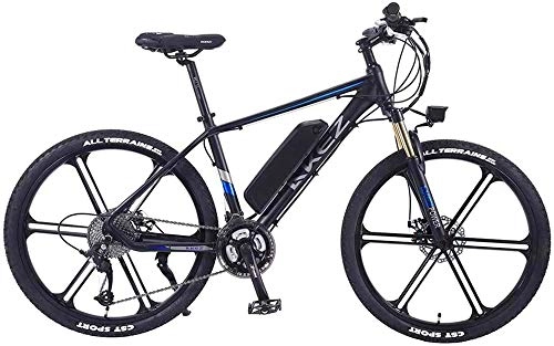 Electric Mountain Bike : PIAOLING Profession 26 Inch Electric Bike Electric Mountain Bike 350W Ebike Electric Bicycle, 30Km / H Adults Ebike with Removable Battery, Suitable for All Terrain Inventory clearance (Color : Black)