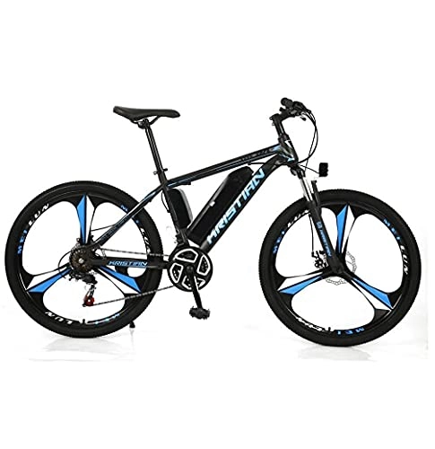 Electric Mountain Bike : QBAMTX Electric Bike Electric Mountain Bike, 26 Inch Adult 36V350W E-bike with Removable Lithium Battery and LED Lighting 21-speed Electric Bicycles