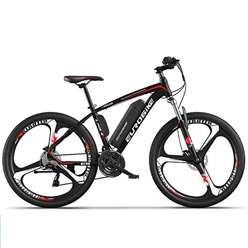 Electric Mountain Bike : Qsfdhifdr Aluminum alloy electric bike, 26-inch lithium electric power assisted off-road variable speed battery mountain bike-40 kilometers_36V