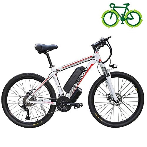 Electric Mountain Bike : QYL 26'' Electric Mountain Bike Lightweight Large Capacity Lithium-Ion Battery Bicycles Three Working Modes, 350W, 10AH, 36V