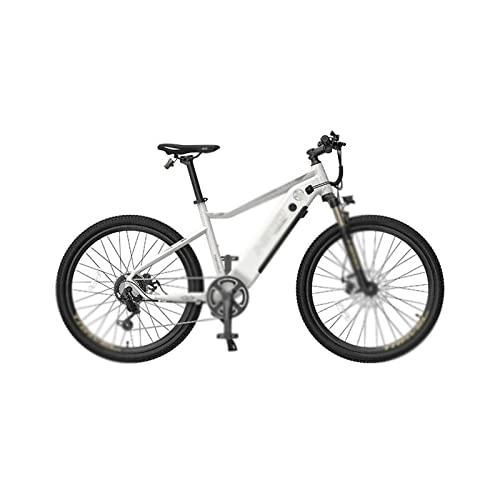 Electric Mountain Bike : QYTECddzxc Adult Electric Bicycles C26 Electric Bicycle 250W 48V 10Ah Classical Electric Bike City Road Mountain Ebike Aluminum Alloy E-Bike (Color : White)