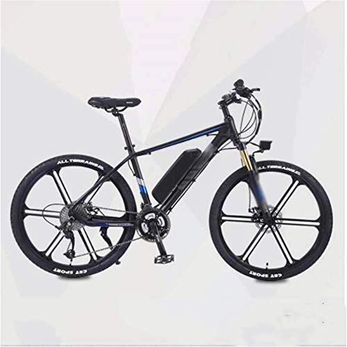 Electric Mountain Bike : RDJM Ebikes, 26 inch Electric Bikes, Boost Mountain Bicycle Aluminum alloy Frame Adult Bike Outdoor Cycling (Color : Black)