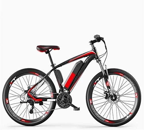 Electric Mountain Bike : RDJM Ebikes, 26 inch Electric Bikes, Cycling 27 speed Offroad Bike Double Disc Brake Adult Bicycle Sports Outdoor