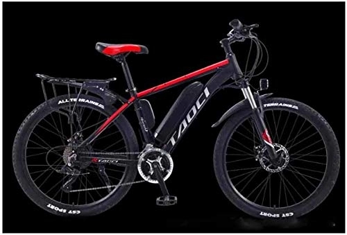 Electric Mountain Bike : RDJM Ebikes, Electric Bicycle Lithium Battery Assisted Cross-Country Mountain Bike Adult Aluminum Alloy Variable Speed Bicycle (Color : 1, Size : 36V8AH)