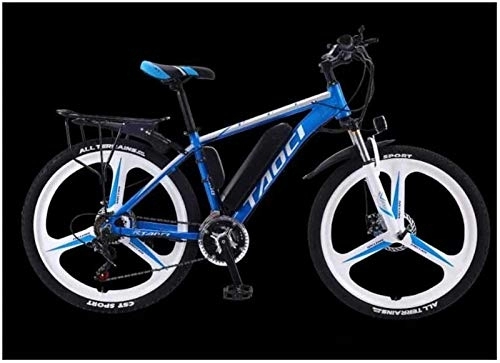 Electric Mountain Bike : RDJM Ebikes, Electric Bicycle Lithium Battery Assisted Cross-Country Mountain Bike Adult Aluminum Alloy Variable Speed Bicycle (Color : 4, Size : 36V10AH)