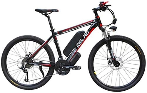Electric Mountain Bike : RDJM Ebikes, Electric Bicycle Lithium Ion Battery Assisted Mountain Bike Adult Commuter Fitness 48V Large Capacity Battery Car (Color : A)