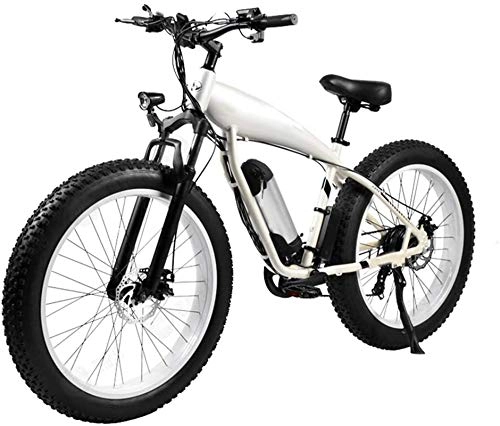 Electric Mountain Bike : RDJM Ebikes, Electric Bike for Adult 26'' Mountain Electric Bicycle Ebike 36v Removable Lithium Battery 250w Powerful Motor Fat Tire Removable Battery and Professional 7 Speed