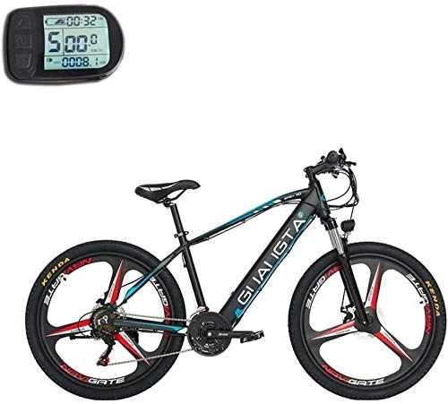 Electric Mountain Bike : RDJM Electric Bike, 26 Inch Adult Electric Mountain Bike, 48V Lithium Battery, Aluminum Alloy Offroad Electric Bicycle, 21 Speed Magnesium Alloy Wheels (Color : B, Size : 60KM)