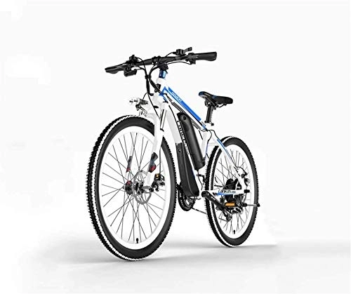 Electric Mountain Bike : RDJM Electric Bike, Adult 26 Inch Electric Mountain Bike, 36V-48V Lithium Battery Aluminum Alloy Electric Assisted Bicycle (Color : A, Size : 48V)