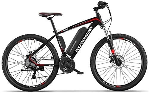 Electric Mountain Bike : RDJM Electric Bike, Adult 26 Inch Electric Mountain Bike, 36V Lithium Battery, 27 Speed Aerospace Aluminum Alloy Offroad Electric Bicycle (Color : A, Size : 35KM)