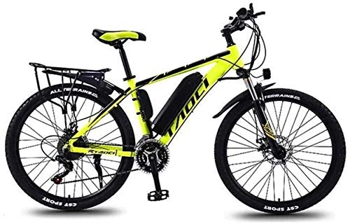 Electric Mountain Bike : RDJM Electric Bike, Adult 26 Inch Electric Mountain Bikes, 36V Lithium Battery Aluminum Alloy Frame, With Multi-Function LCD Display 5-gear Assist Electric Bicycle (Color : C, Size : 10AH)
