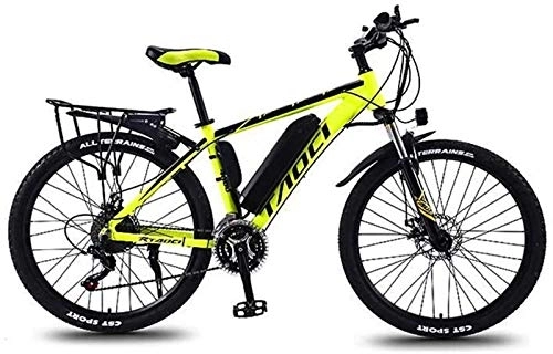 Electric Mountain Bike : RDJM Electric Bike, Adult 26 Inch Electric Mountain Bikes, 36V Lithium Battery Aluminum Alloy Frame, With Multi-Function LCD Display 5-gear Assist Electric Bicycle (Color : C, Size : 8AH)