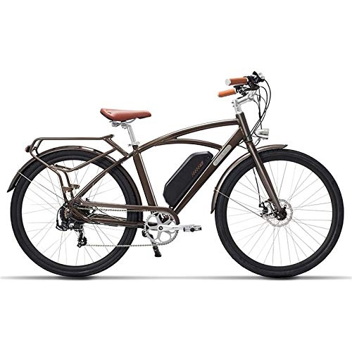 Electric Mountain Bike : Rindasr Electric bicycle700C / 26 inch Electric car 48V 13Ah 400W High Mountain Bike 5 Level Pedal Assist Retro Style electric bicycle adult (Size : 700C)