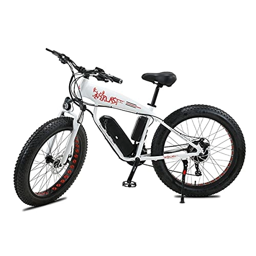 Electric Mountain Bike : RuBao Electric Bike for Adults, Folding Electric Mountain Bicycle Snowmobile Adults 26 inch E-Bike 350W / 750W Motor Professional Shimano 27 Speed Gears with Removable36V 10AH / 13AH Lithium-Ion Battery