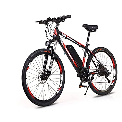 Electric Mountain Bike : S HOME Charming City Electric Bicycle, 26 Inches, 36V 8Ah Removable Lithium Battery, 21-speed Gearbox, 35km / H, Charging Range Up To 35-50km