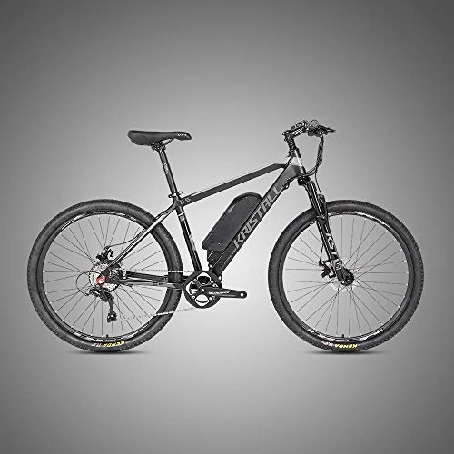 Electric Mountain Bike : SChenLN 27.5 inch travel bicycle, adult power bicycle, 36V lithium battery, suitable for work, outdoor outing, fitness exercise-Black gray_27.5 * 15.5 inch