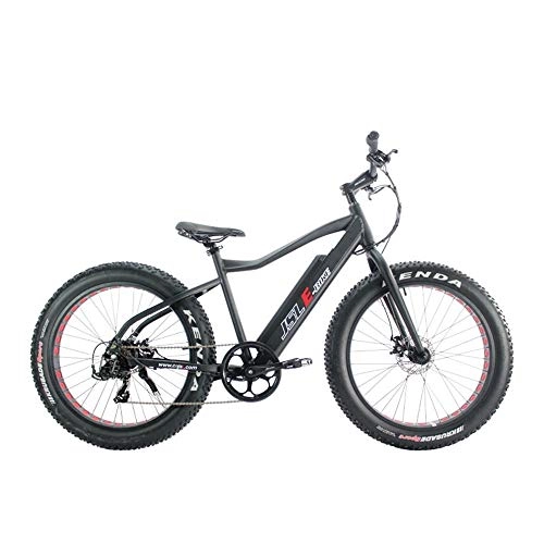 Electric Mountain Bike : Shiyajun 26" snow tire, wide tire mountain bike, aluminum alloy lithium battery, electric bicycle-1