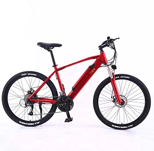 Electric Mountain Bike : SHJR 36V Adult Electric Mountain Bike, Lithium Battery All-Terrain E-Bikes, Aluminum Alloy Double Disc Brake Electric Bicycle With LCD Display, C