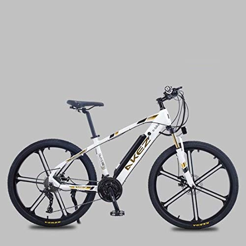Electric Mountain Bike : SHJR Adult 26Inch Electric Mountain Bike, 36V Lithium Battery Aluminum Alloy Electric Bicycle, With LCD Display / Anti-Theft Lock / Tool / Fender, A