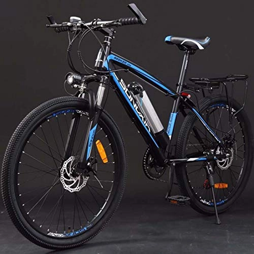 Electric Mountain Bike : SHJR Adult 26Inch Electric Mountain Bike, 36V Lithium Battery Electric Bicycle, With LCD Display E-Bikes, Electric Auxiliary Cruising 40 km, C, 27 speed