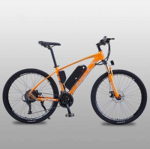 Electric Mountain Bike : SHJR Adult 27.5Inch Electric Mountain Bike, 48V Lithium Battery Aluminum Alloy Electric Bicycle, With LCD Display / Anti-Theft Lock / Tool / Fender, D