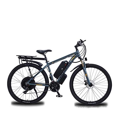 Electric Mountain Bike : SHJR Adult Electric Mountain Bike, 48V Lithium Battery, With Multifunction LCD Display Bicycle, High-Strength Aluminum Alloy Frame E-Bikes, 29 Inch Wheels, A