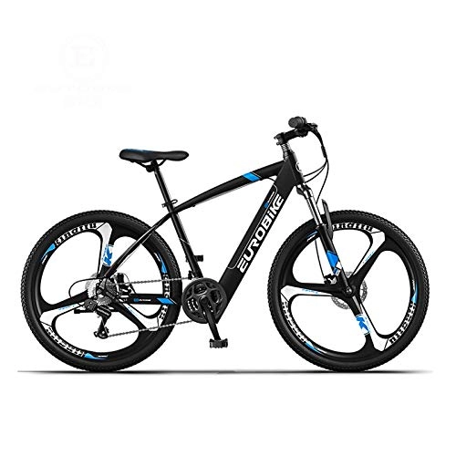 Electric Mountain Bike : SHJR Adult Electric Mountain Bike, With Front and Rear Disc Brakes Off-Road Electric Bicycle, 21speed 36V E-Bikes 26 Inch, B, 35KM