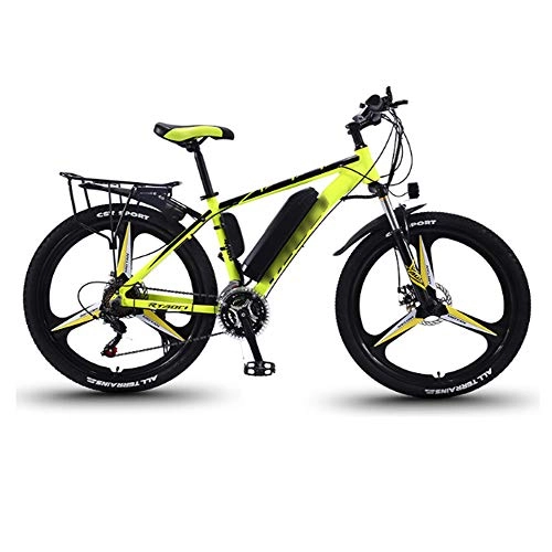 Electric Mountain Bike : SPORTS WERTY 26" Electric Bikes for Adult, 36V 350W 13Ah Removable Lithium-Ion Battery Mens Mountain Bike for Outdoor Cycling Travel Work Out, 2