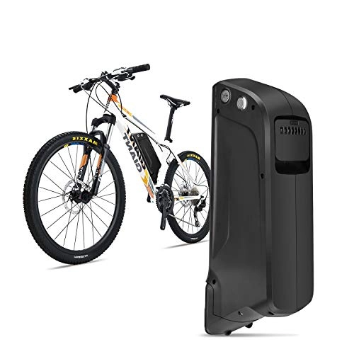 Electric Mountain Bike : Sunbond EBike battery 48V 11.6AH lithium ion rechargeable battery with USB port (black), with charger, electric bicycle battery pack electric bicycle battery, motorcycle bicycle bike batteries