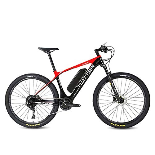 Electric Mountain Bike : Super-ZS Carbon Fiber Electric Mountain Bike, (built-in / External) 10A Lithium Battery Lightweight Outdoor Travel Electric Power Assisted Mountain Bike