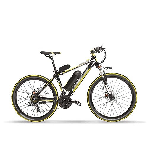 Electric Mountain Bike : SXC Electric Bikes for Adult Mountain Bike, Alloy Ebikes Bicycles All Terrain, 26" 48V 240W Lithium-Ion Battery, 70KM Pure Electric 40KM, Mechanical Disc Brake + EBS Power-Off Brake