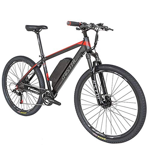 Electric Mountain Bike : SYXZ Electric Bike 26" with 36V Lithium-ion Battery, With LCD Meter City Mountain Bicycle, Black