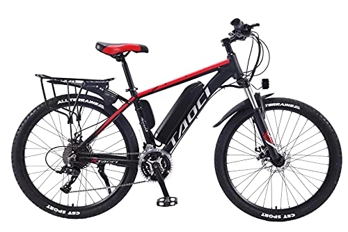 Electric Mountain Bike : TAOCI Electric Bikes for Adult, Magnesium Alloy Ebikes Bicycles All Terrain, 26" 36V whith Removable Lithium-Ion Battery Mountain Ebike for Mens Outdoor Cycling Travel Work Out