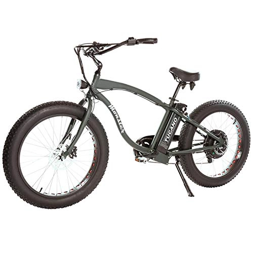 Electric Mountain Bike : Tucano Bikes Monster 26. Bicicleta elctrica 26" Motor: 1.000W-48V Frenos hidraulicos Velocidad mxima: 42 Km / h Batera: 48V 12Ah (Verde) Naked ...