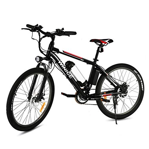 Electric Mountain Bike : Vivi Electric Bike Electric Bicycle for Adult, 250W Ebike 26'' Electric Mountain Bike with Removable 36V 8Ah Lithium Battery, Professional 21 Speed Shifter and Three Working Modes