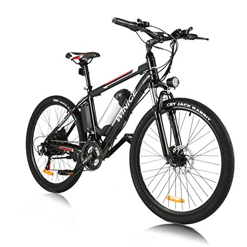Electric Mountain Bike : Vivi Electric Bike for adults Mountain E-bike, 350W Bike Electric 26", 36V / 8 AH Battery, 21 Speeds