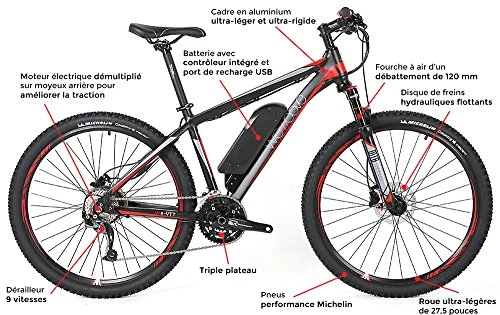 Electric Mountain Bike : WEMOOVE Sport ATV Power Assisted 17.9kg, up to 140Km Range.