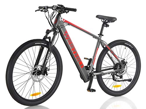Electric Mountain Bike : Westhill Ghost 2.0 Electric Mountain Hybrid Bike With Integrated Concealed Battery (10.4Ah Battery)