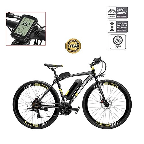 Electric Mountain Bike : WHYTT 300W Motor 700C Pedal Assist Electric Bike Adult Folding Bicycle Lightweight 36V 20Ah Battery Aluminium Alloy Airfoil-shaped Frame, Both Disc Brake, 20-35km / h, Road Bicycle