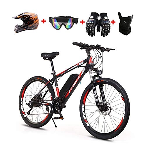 Electric Mountain Bike : WHYTT Folding Bicycle Lightweight E-Bike, E-MTB, E - Mountainbike 36V 8Ah 250W - 26-inch Folding Electric Mountain Bike 21-level Shift Assisted, Suitable for Traveling in The Wild City