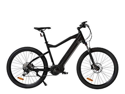 Electric Mountain Bike : Witt E-Hardtail Electric Mountain Bike, E-Bike in Nordic Slim Design with Powerful 36V / 11.6Ah, Lithium Panasonic 417, 6 W in Frame Battery, Shimano Deore 10 Speed Gear Front Suspension, 250W Mid Motor