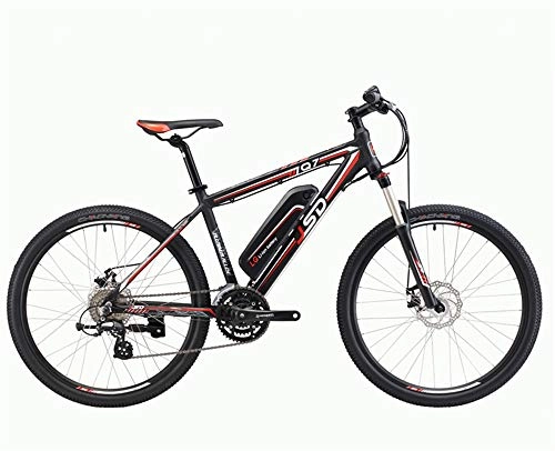 Electric Mountain Bike : WQY 26 Inch 250W Bicycle Electric Electric Bike for 48V Lithium Battery Electric Mountain Bike, 24 Speed Shifter, Black