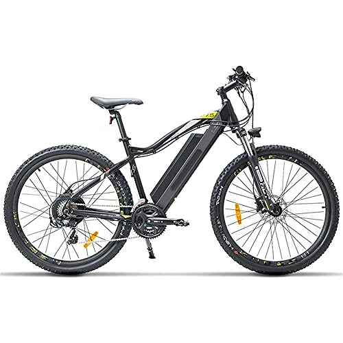 Electric Mountain Bike : WXDP Self-propelled Electric bike for adults, 27.5 inch Mountain Urban Commuter E bike 400W Brushless motor 48V 13Ah Detachable lithium battery Suspension fork Oil disc brake