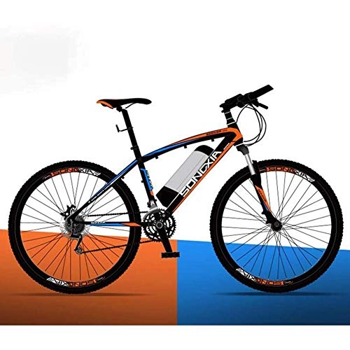 Electric Mountain Bike : WXX Adult Electric Bicycle, 26 Inch 36V Removable Lithiumbattery Mountain Ebike, City Bicycle 30Km / H Safe Speed Double Disc Brake, Orange