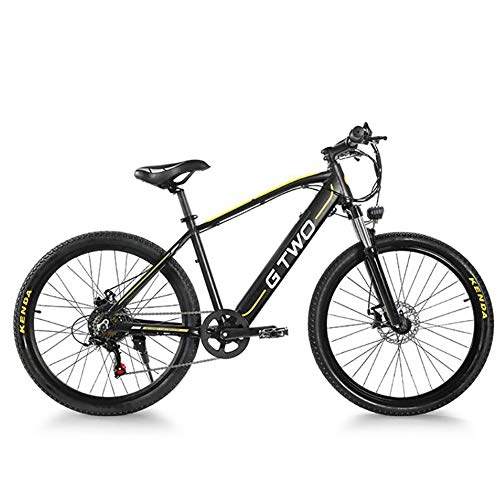Electric Mountain Bike : WXX Adult Electric Off Road MTB, Aluminum Alloy Frame 26 / 27.5 Inches Electric Bike 48V / 9.6Ah Lithium Battery / 350W Electric Car Maximum Speed 25 Km / H, Black, 26 inches
